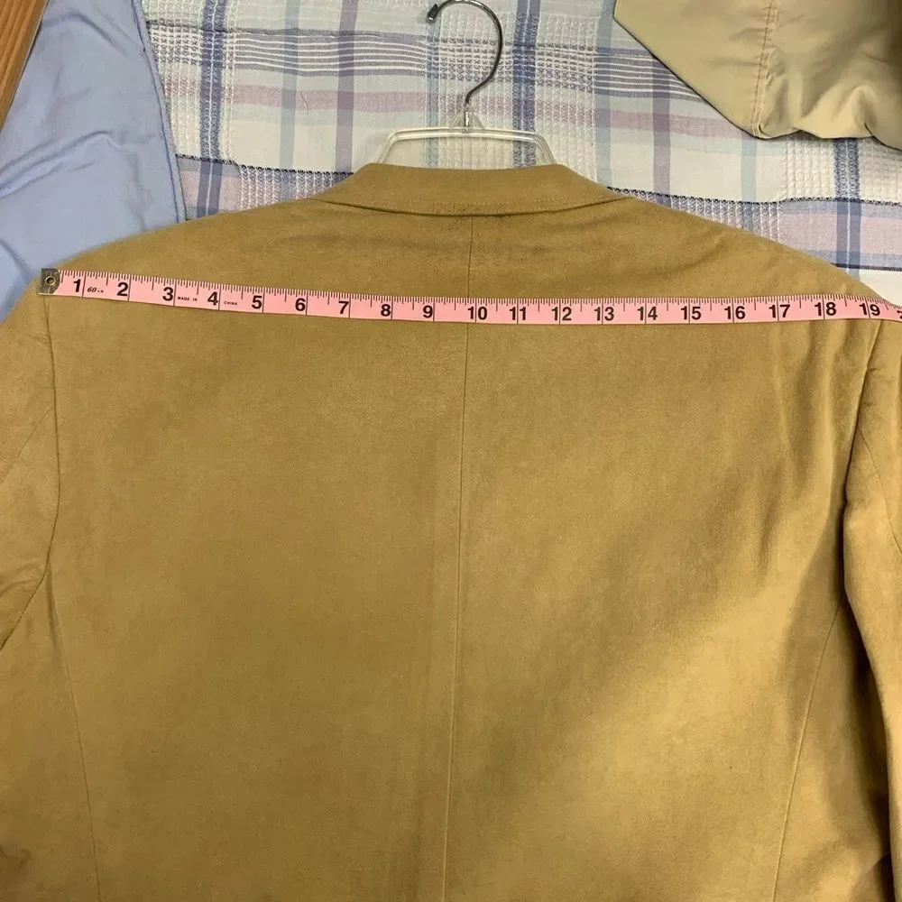 Halston suede blazer